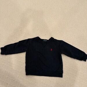 Ralph Lauren boys crew neck sweatshirt 3T- black
